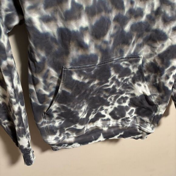 Lululemon All Yours Hoodie Tie Dye Fleece Marmoleado Tie Dye Graphite- Size 4 - Picture 6 of 8